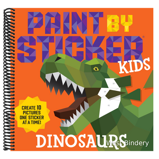 Paint by Sticker Kids: Dinosaurs: Create 10 Pictures One Sticker at a Time!