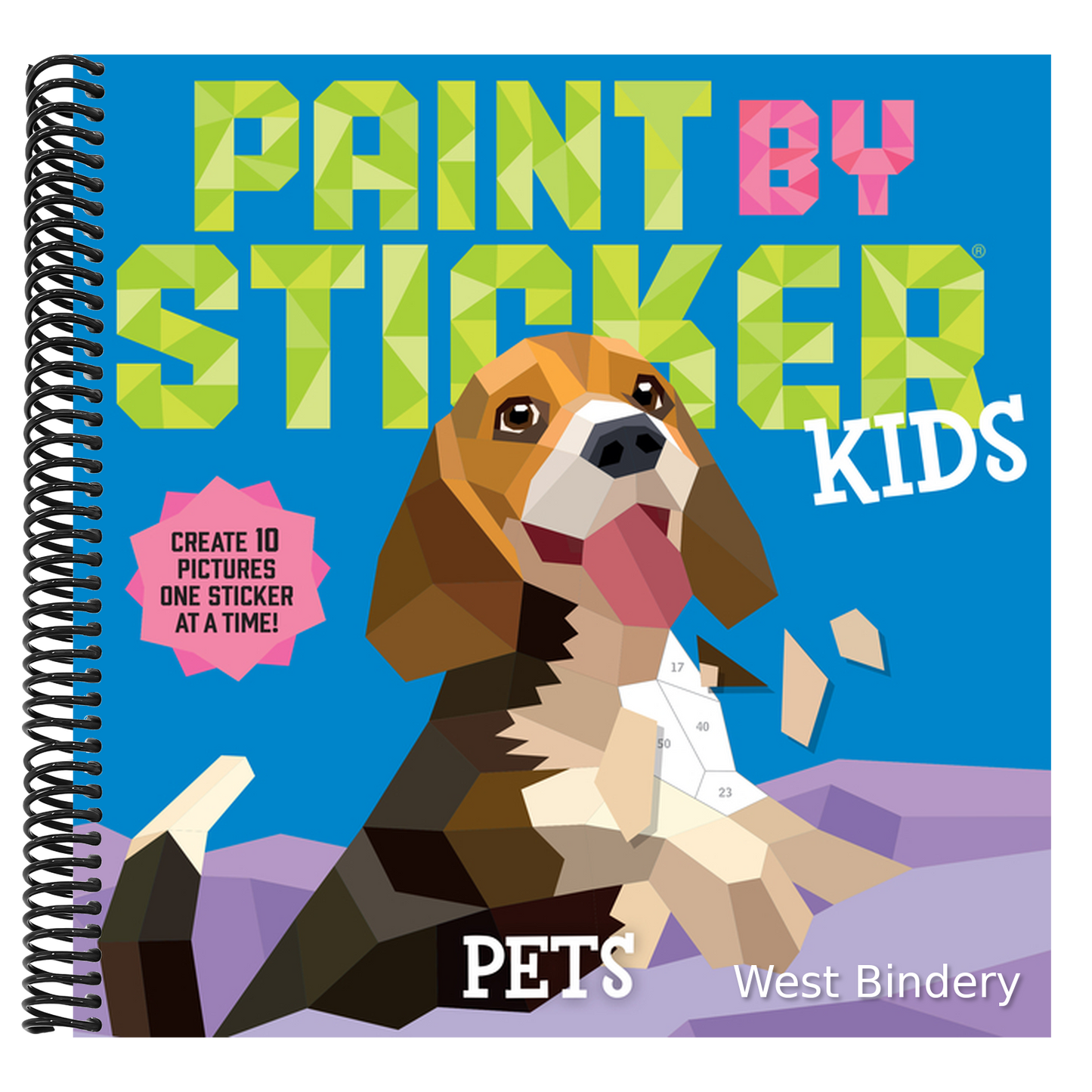 Paint by Sticker Kids: Pets: Create 10 Pictures One Sticker at a Time!