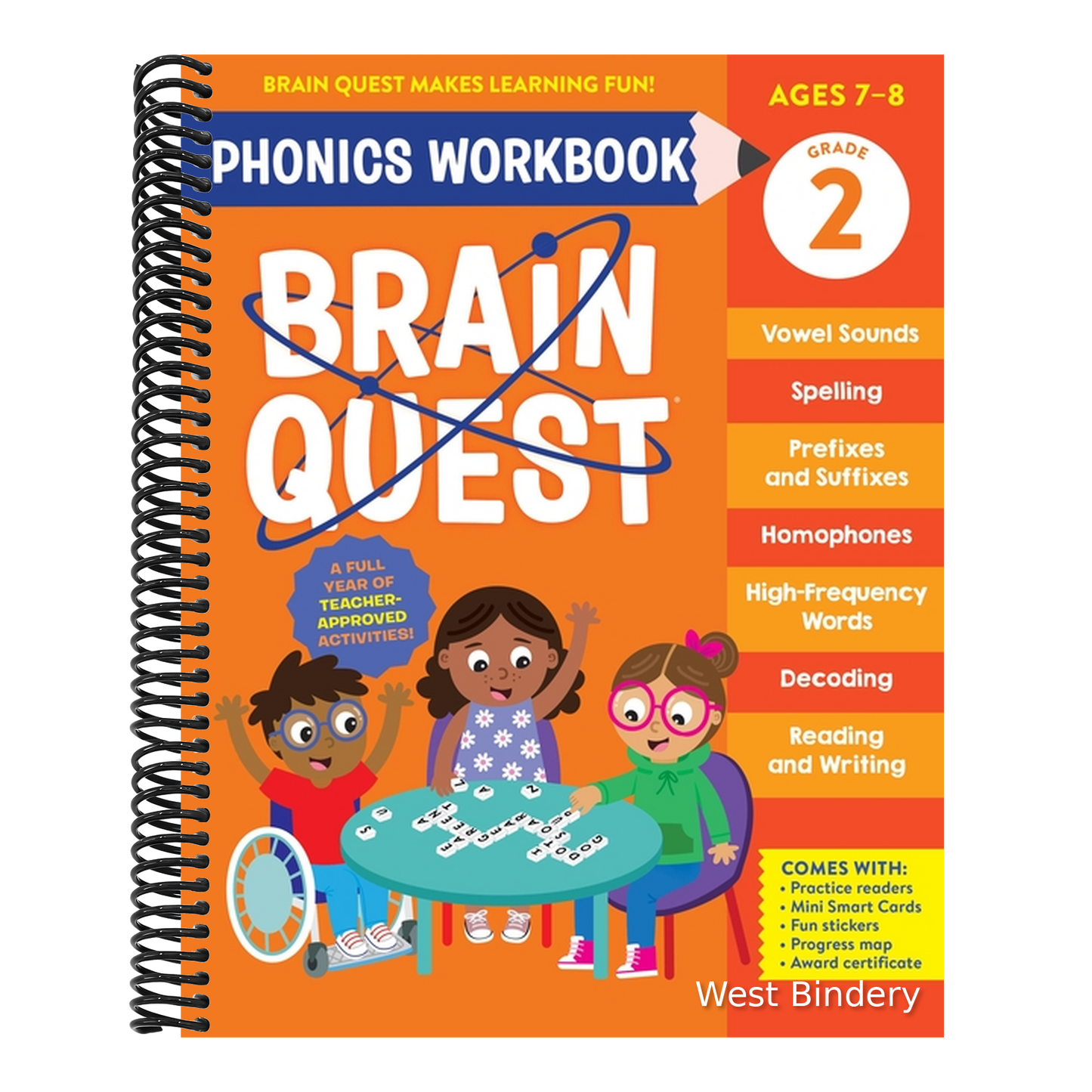 Brain Quest Phonics Workbook: Grade 2