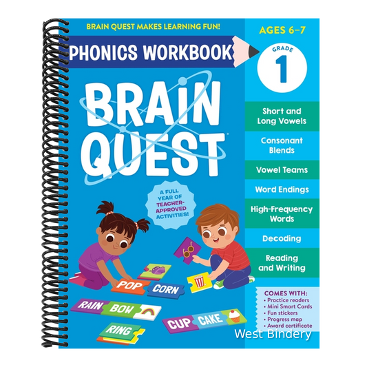 Brain Quest Phonics Workbook: Grade 1
