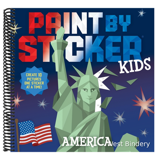 Paint by Sticker Kids (Official): America: Create 10 Pictures One Sticker at a Time!