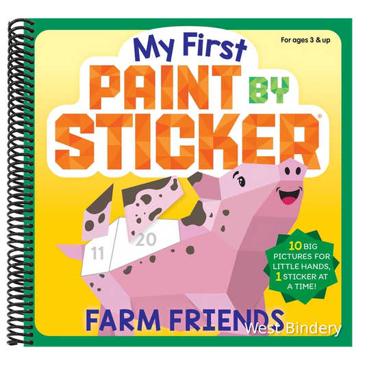 My First Paint by Sticker: Farm Friends