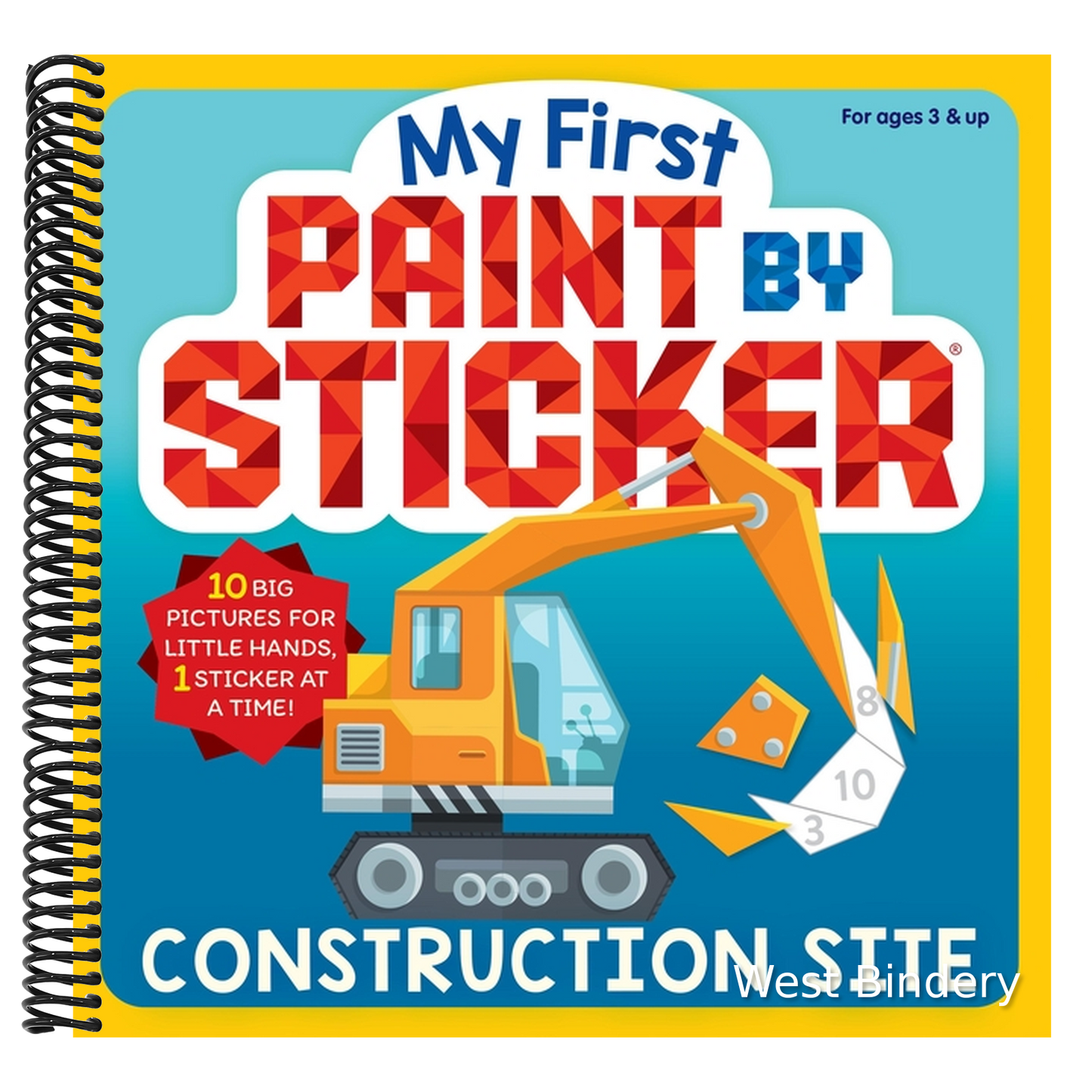 My First Paint by Sticker: Construction Site