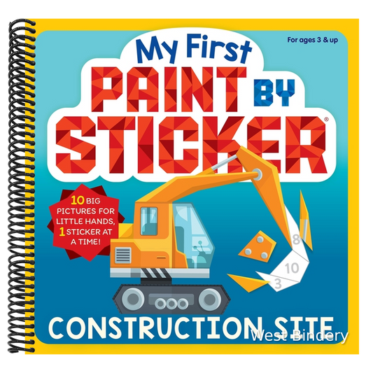 My First Paint by Sticker: Construction Site