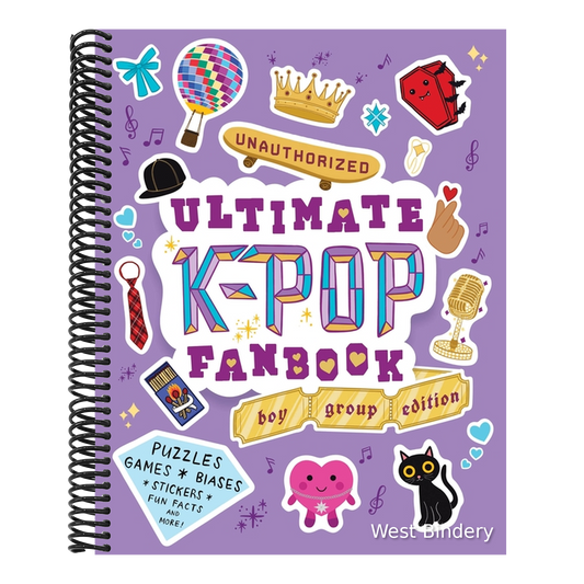 Unauthorized Ultimate K-Pop Fanbook: Boy Group Edition: Puzzles, Games, Biases, Stickers, Fun Facts, and More!