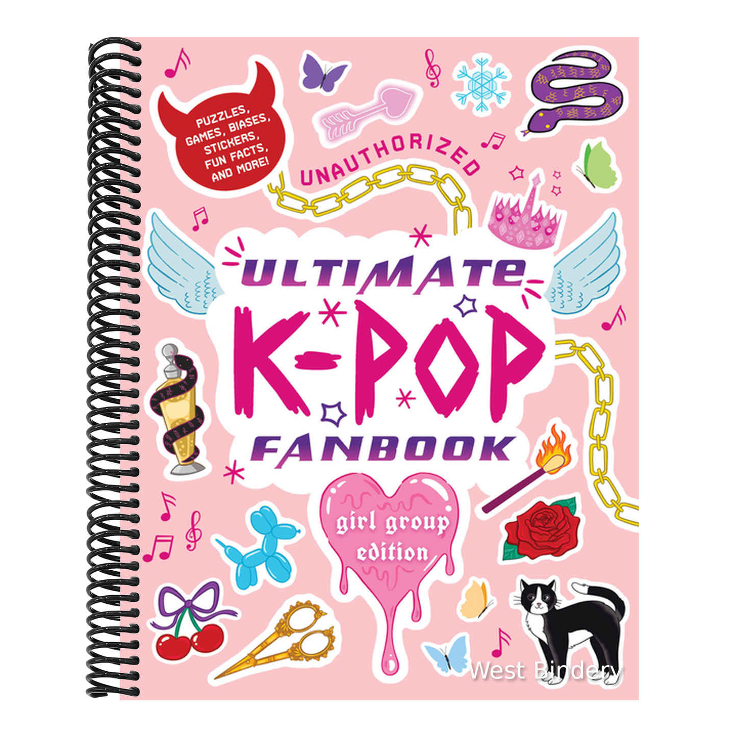 Unauthorized Ultimate K-Pop Fanbook: Girl Group Edition: Puzzles, Games, Biases, Stickers, Fun Facts, and More!