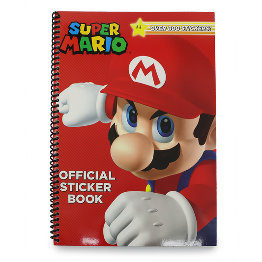 Super Mario Official Sticker Book (Nintendo(r)): Over 800 Stickers! (Spiral Bound)
