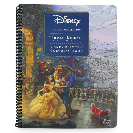 Disney Dreams Collection Thomas Kinkade Studios Disney Princess Coloring Book (Spiral Bound)