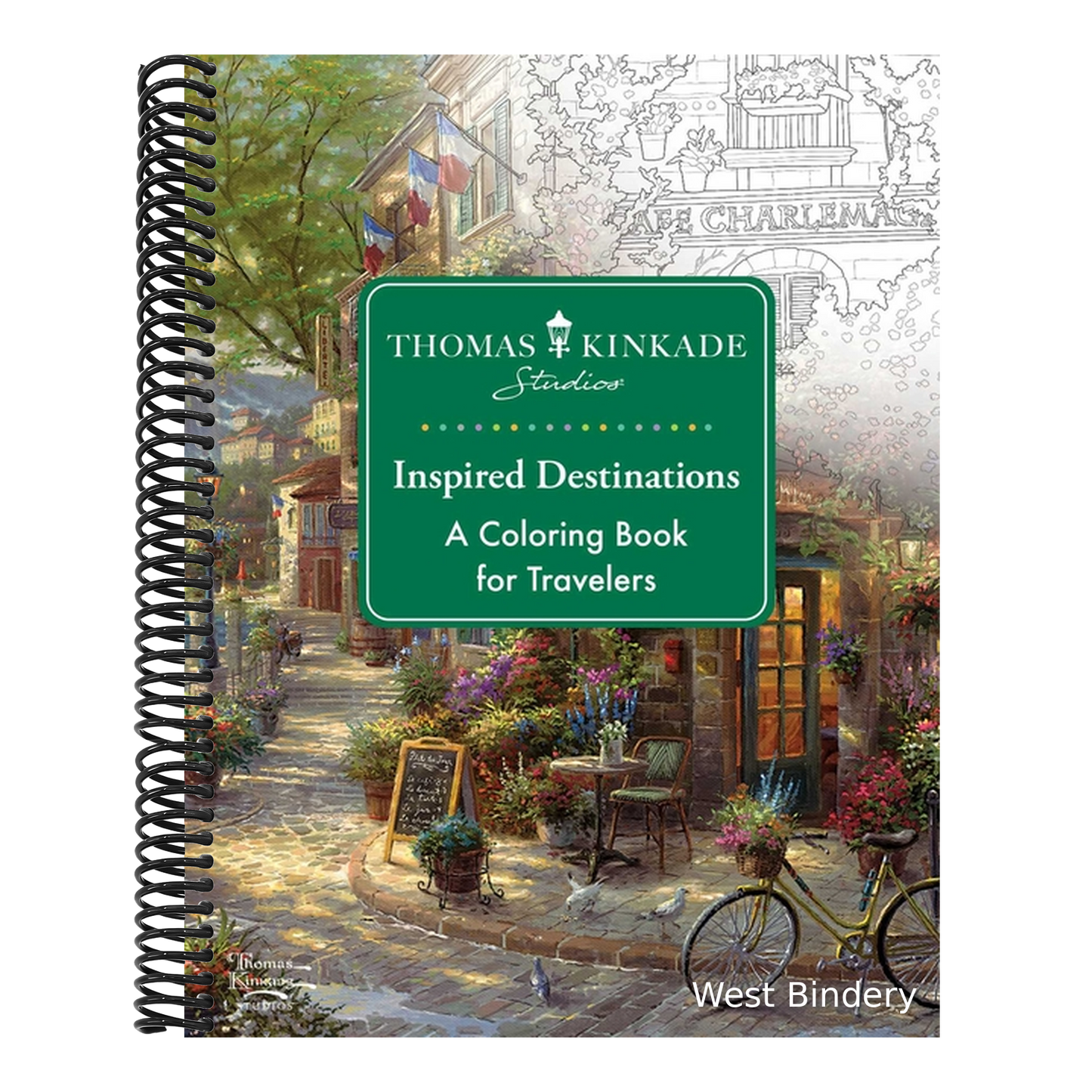 Thomas Kinkade Studios Inspired Destinations: A Coloring Book for Travelers