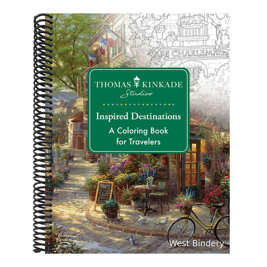 Thomas Kinkade Studios Inspired Destinations: A Coloring Book for Travelers
