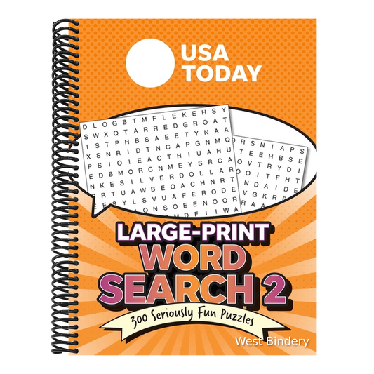 USA Today Large-Print Word Search 2: 300 Seriously Fun Puzzles
