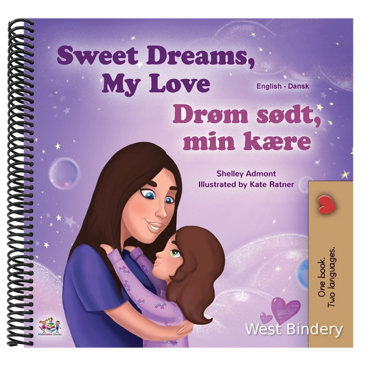 Sweet Dreams, My Love (English Danish Bilingual Book for Kids)