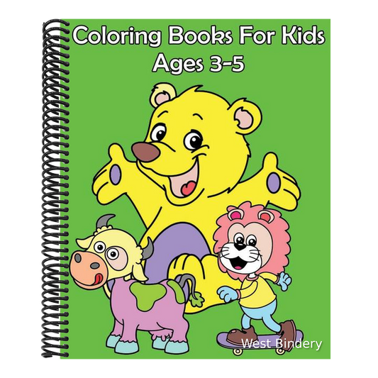 Coloring Books for Kids Ages 3-5: Happy Coloring