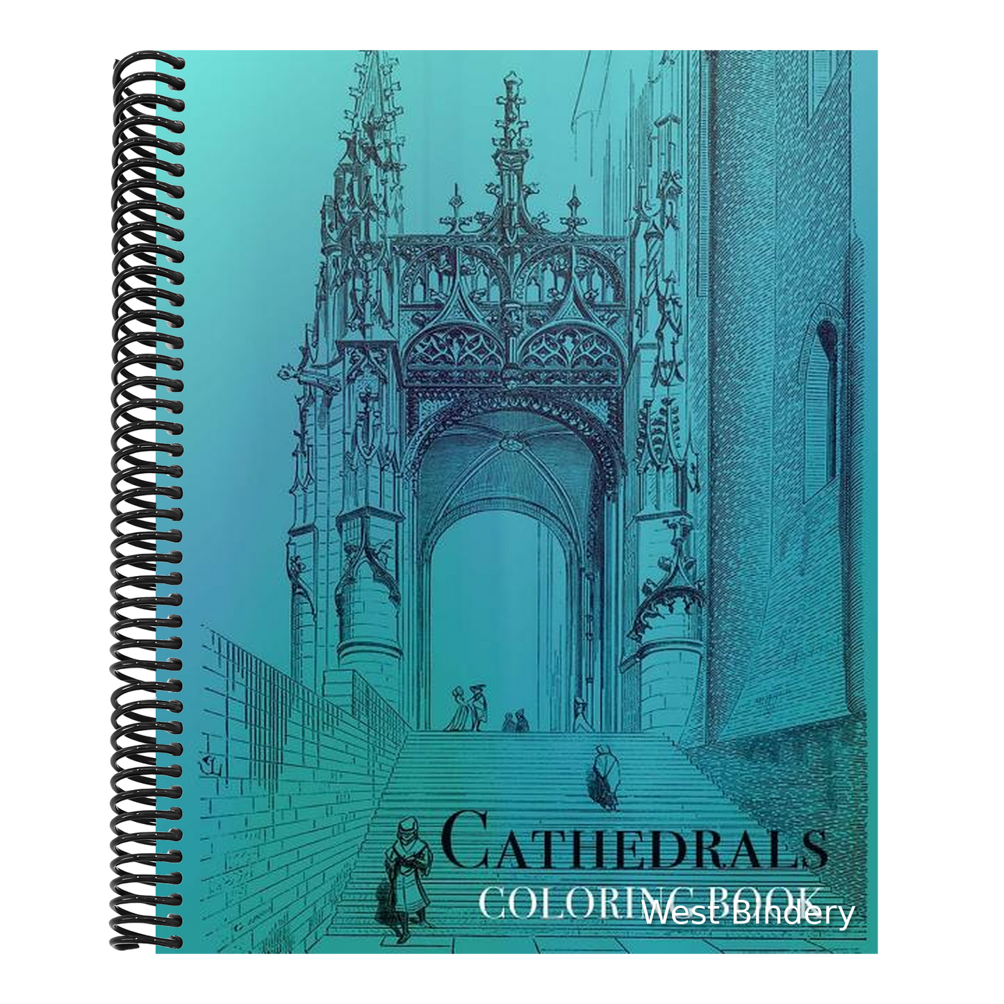Cathedrals Coloring Book