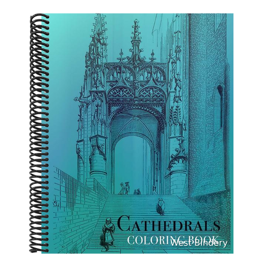 Cathedrals Coloring Book