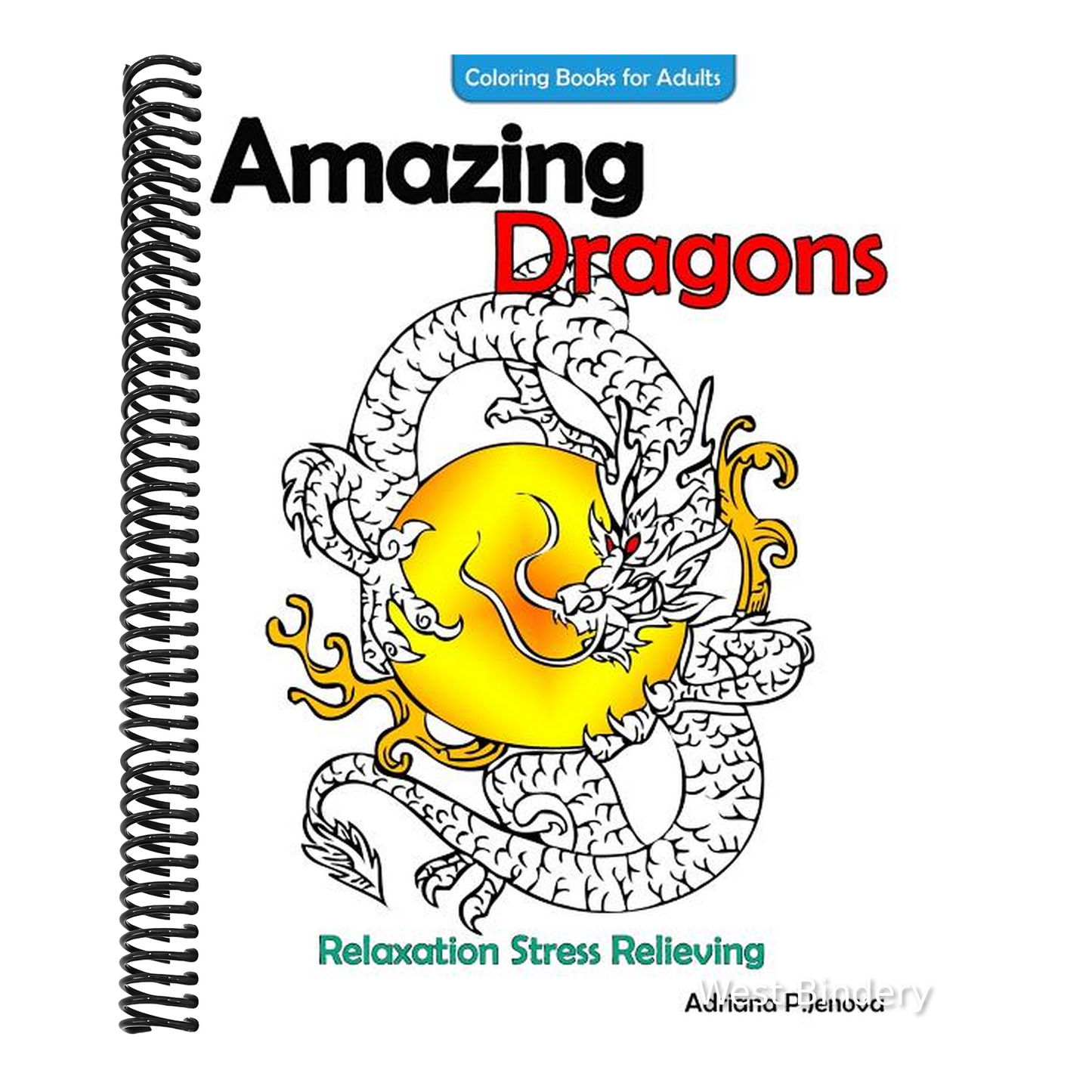 Amazing Dragons Coloring Books For Adults Relaxation Stress Relieving Dragon