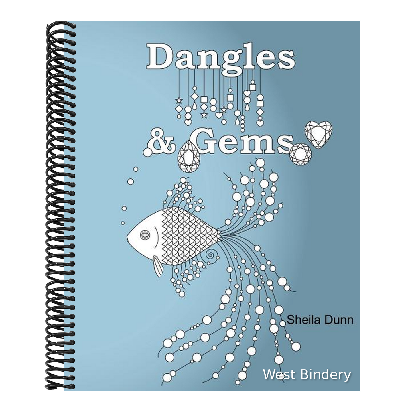 Dangles and Gems: Adult Coloring Book