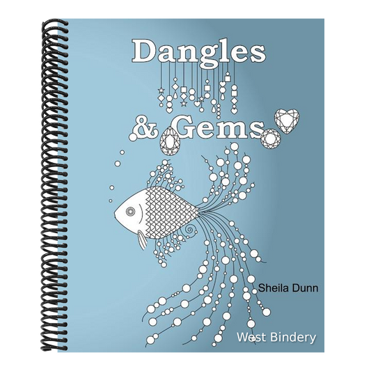 Dangles and Gems: Adult Coloring Book