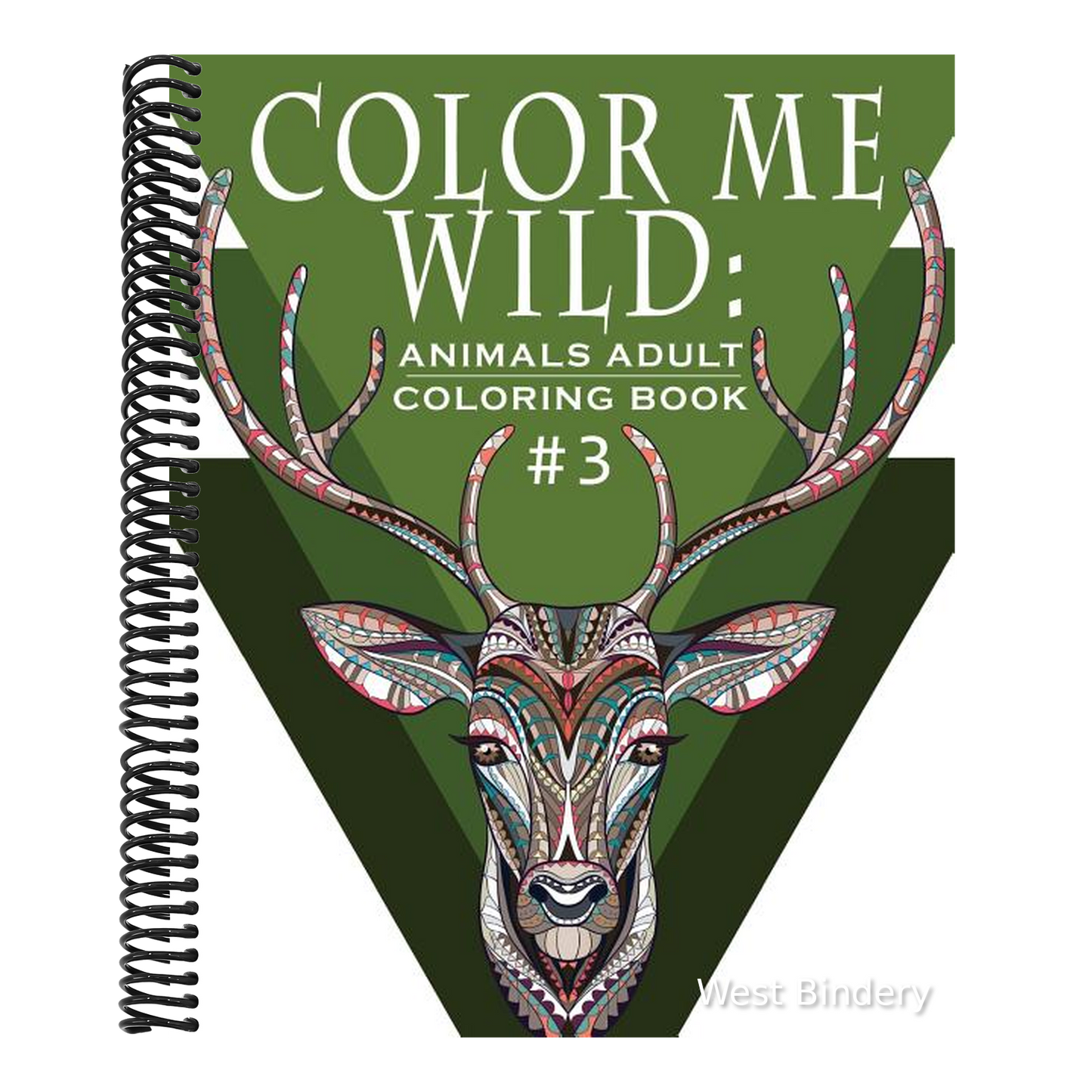 Color Me Wild: Adult Coloring Book: Coloring Book for Adults Featuring 31 Beautiful Animal Designs