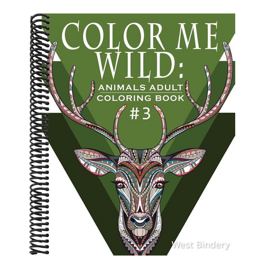 Color Me Wild: Adult Coloring Book: Coloring Book for Adults Featuring 31 Beautiful Animal Designs