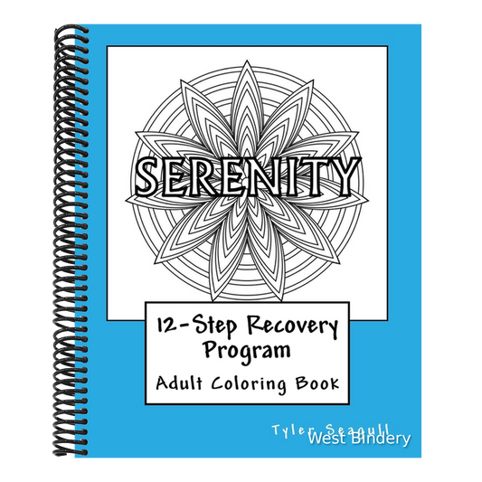 12-Step Recovery Program Adult Coloring Book