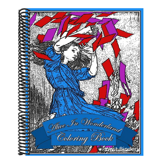 Alice In Wonderland - Coloring Book: Original Illustrations By Arthur Rackham