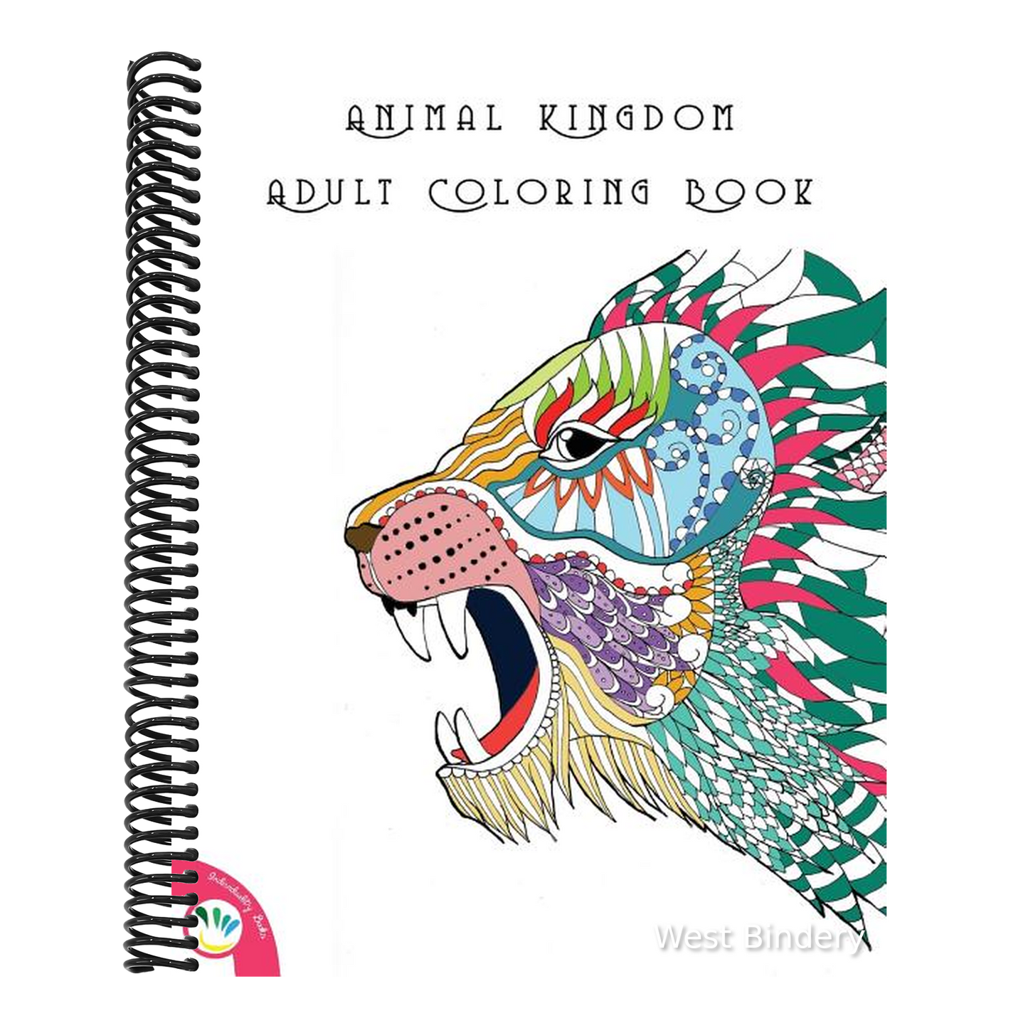 Animal Kingdom Adult Coloring Book