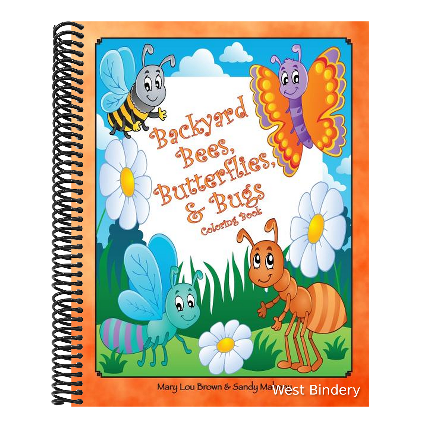 Backyard Bees, Butterflies, & Bugs Coloring Book