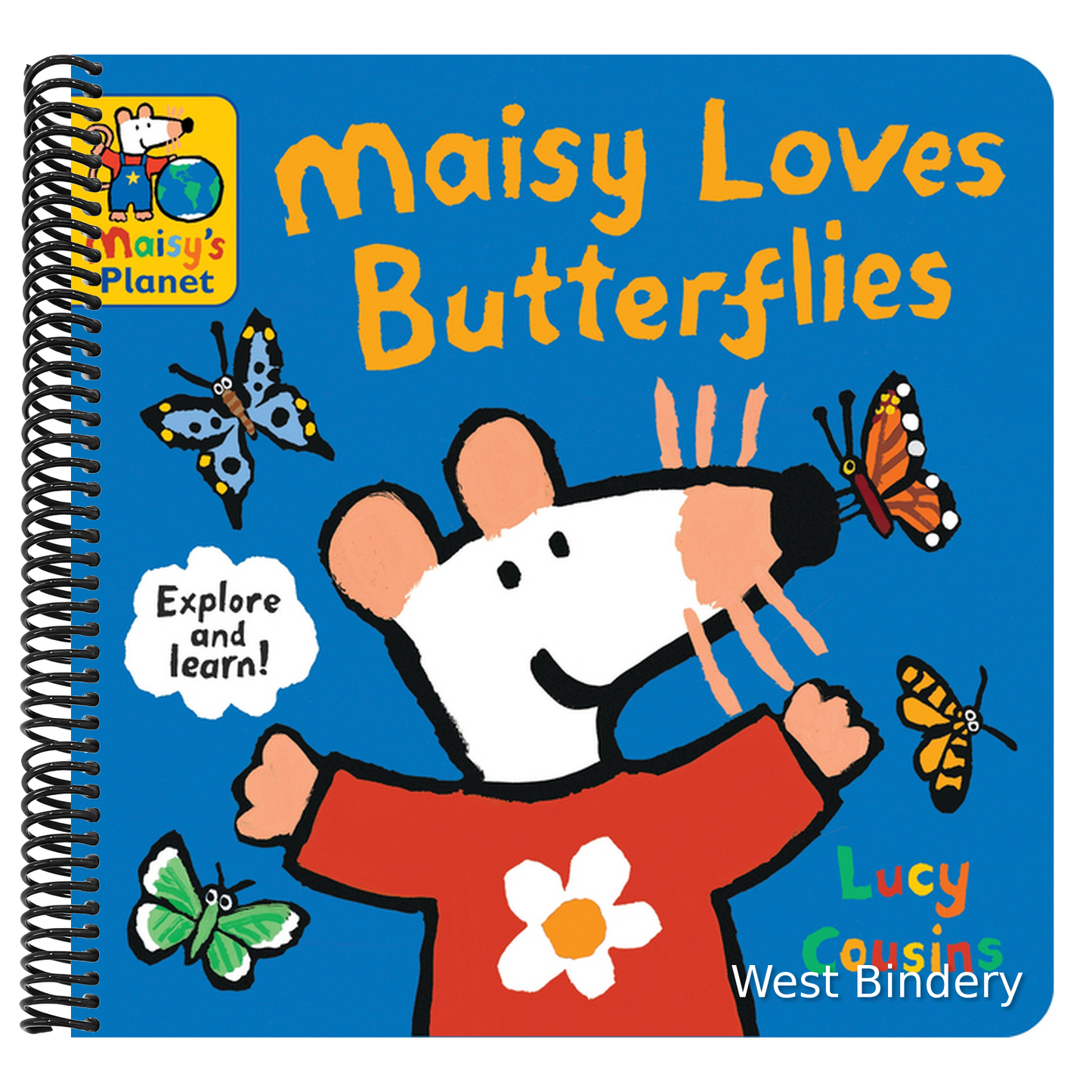 Maisy Loves Butterflies: A Maisy's Planet Book (Educational Board Book about Nature - For Toddlers and Kids Ages 1-3)