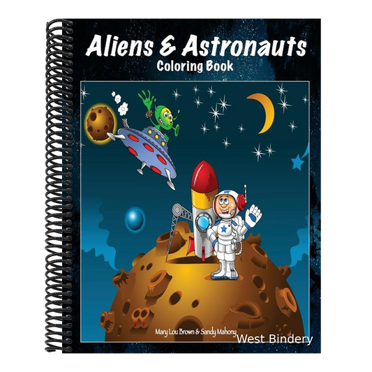 Aliens & Astronauts Coloring Book