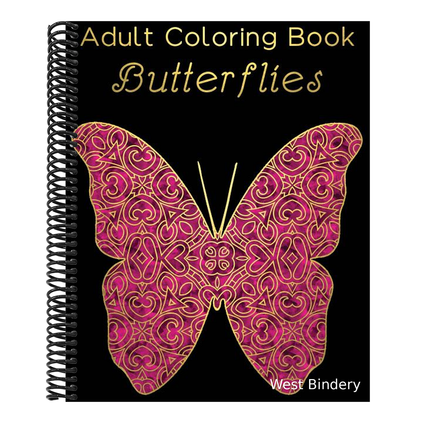 Adult Coloring Book - Butterflies
