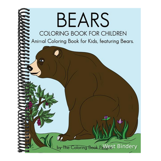 Bears Coloring Book For Children: Animal Coloring Book For Kids, featuring Bears