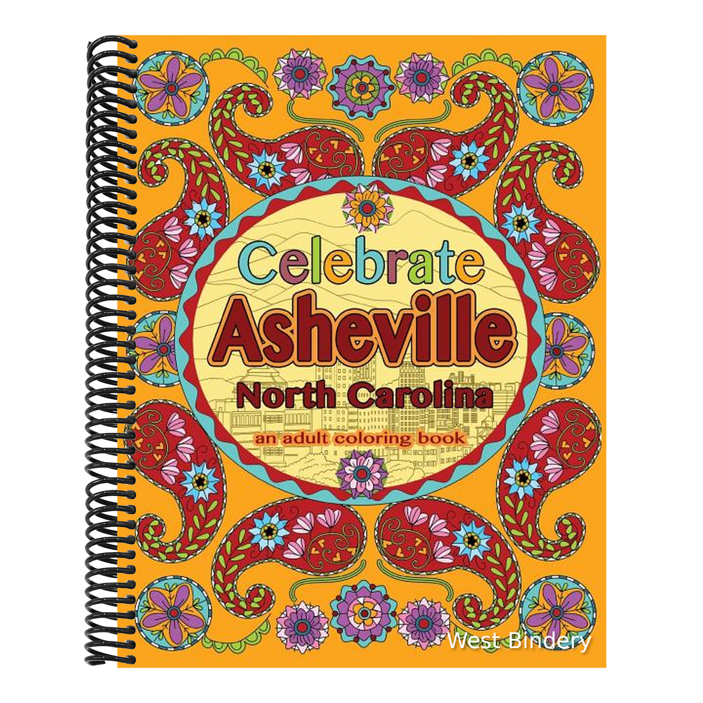 Celebrate Asheville, North Carolina: An Adult Coloring Book