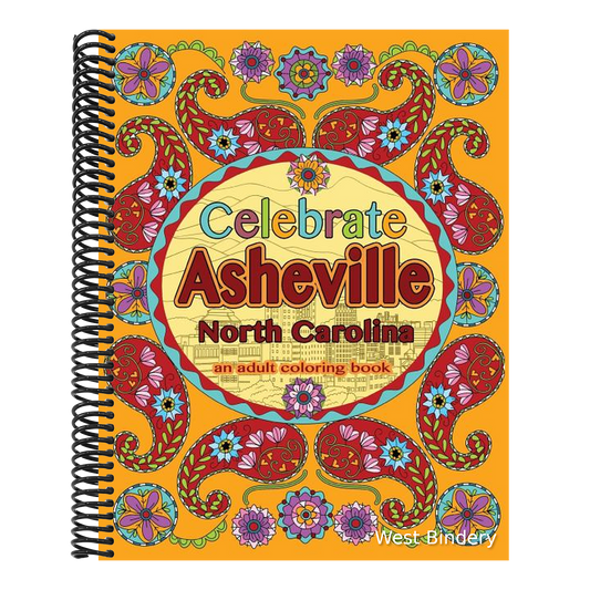 Celebrate Asheville, North Carolina: An Adult Coloring Book
