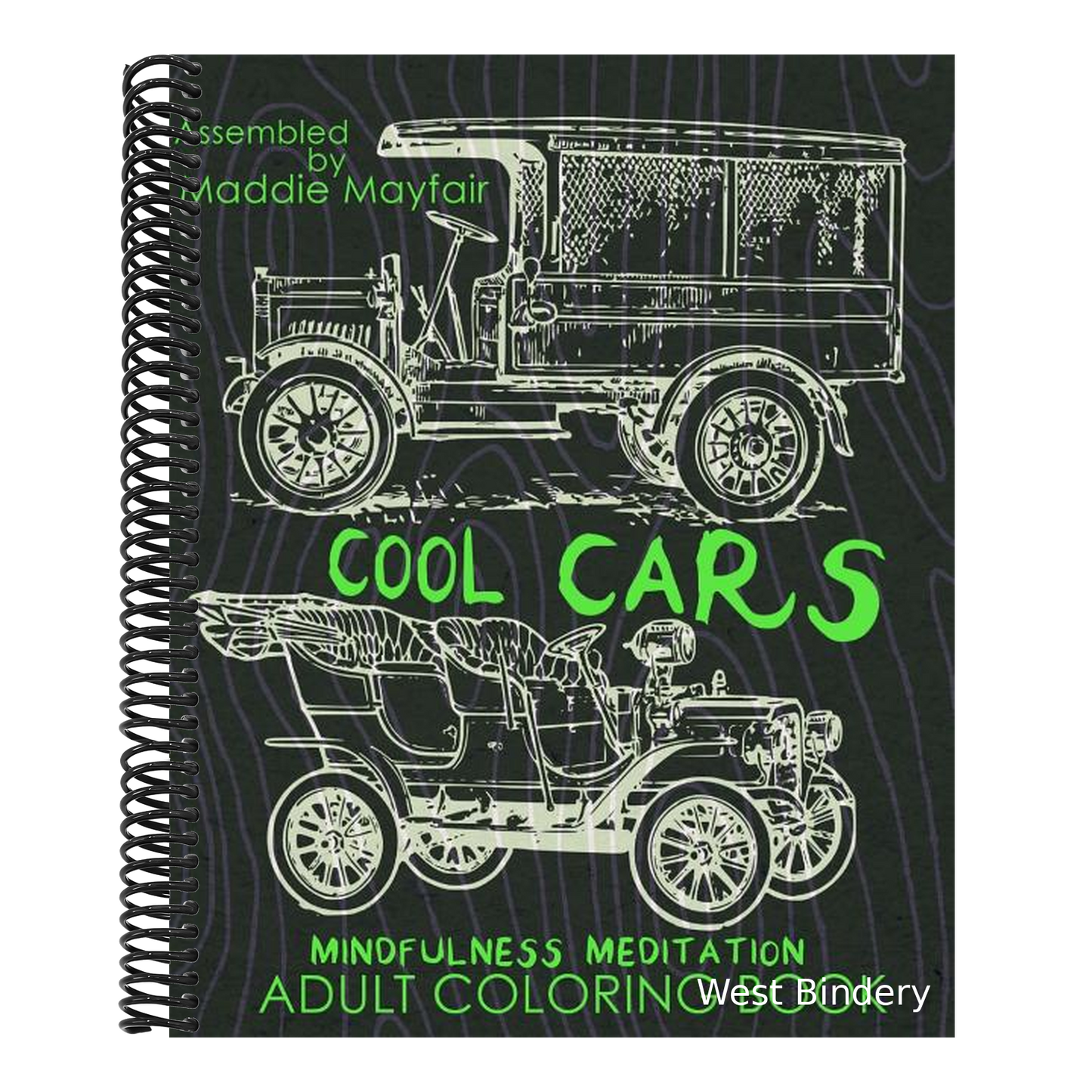 Cool Cars Mindfulness Meditation Adult Coloring Book