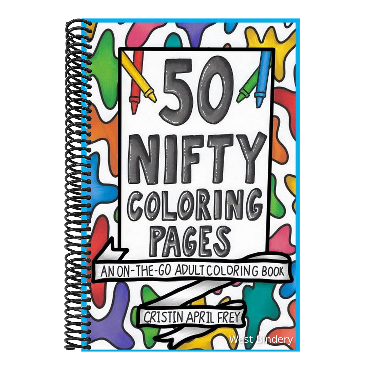 50 Nifty Mini Coloring Pages: An On-The-Go Adult Coloring Book