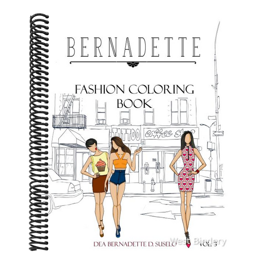 BERNADETTE Fashion Coloring Book Vol.3 Street Wear: Fashionable Street Wear Fashion
