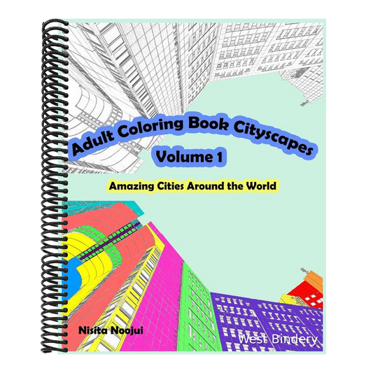 Adult Coloring Book Cityscapes Volume 1: Amazing Cities Around the World