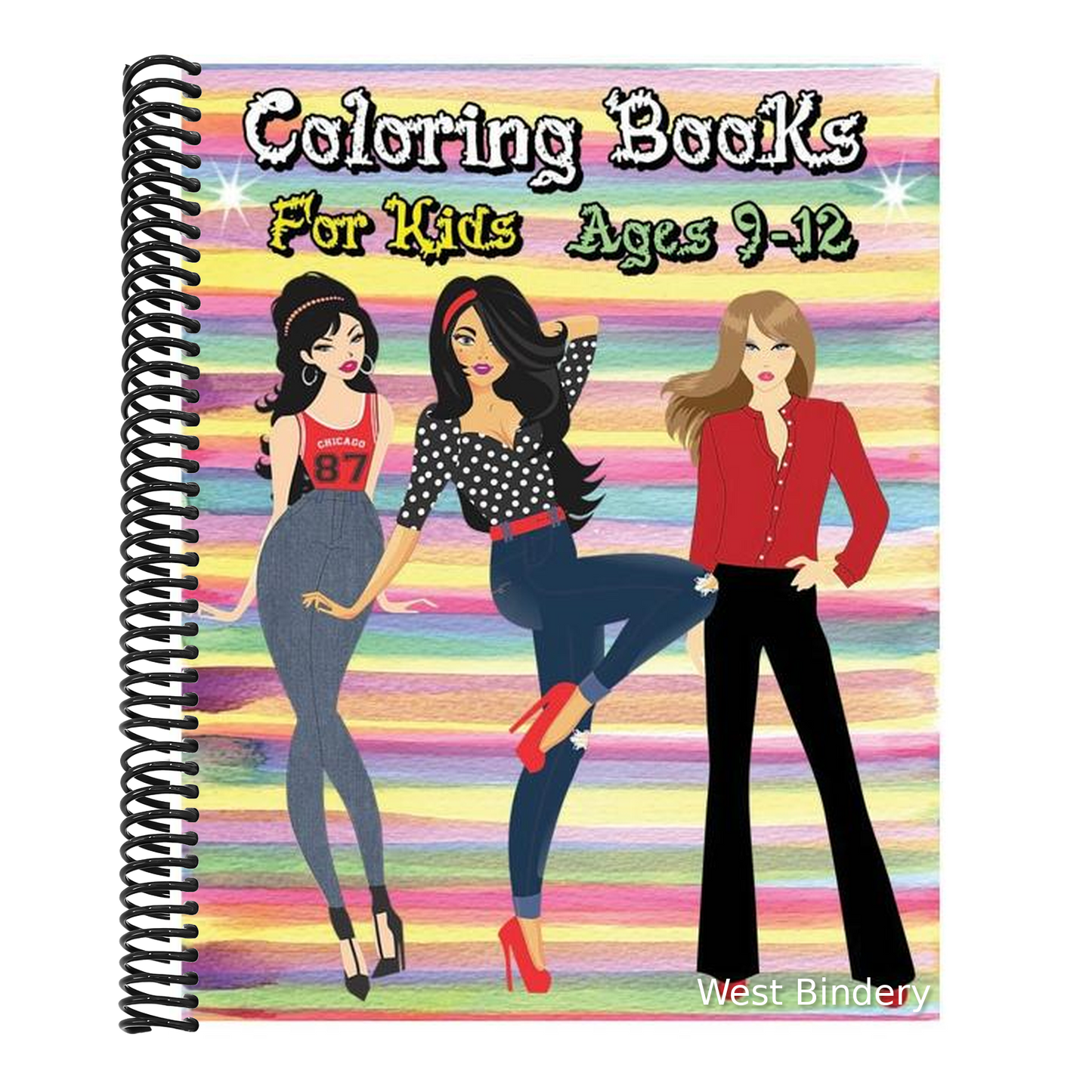 Coloring Books For Kids Ages 9-12: Fashion Coloring Book (Fashion & Beauty)