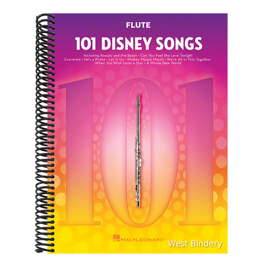101 Disney Songs for Flute - Flute Music Book with Famous Pieces from Movies and Plays - Flute Sheet