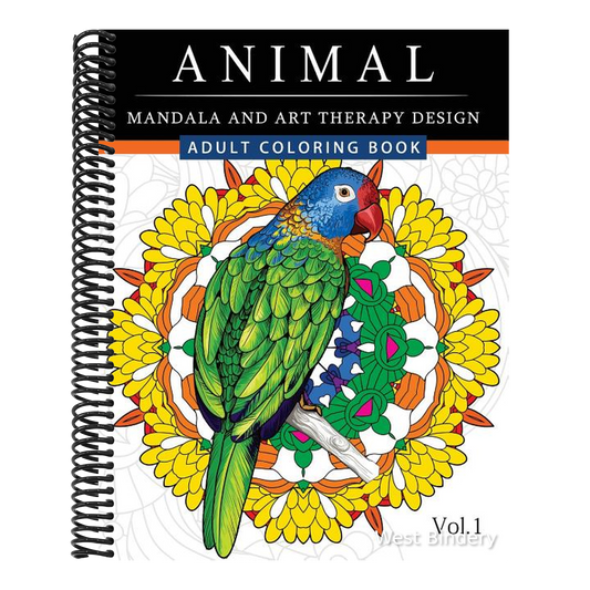 Animal Mandala and Art Therapy Design: An Adult Coloring Book with Mandala Designs, Mythical Creatures, and Fantasy Animals for Inspiration and Relaxa