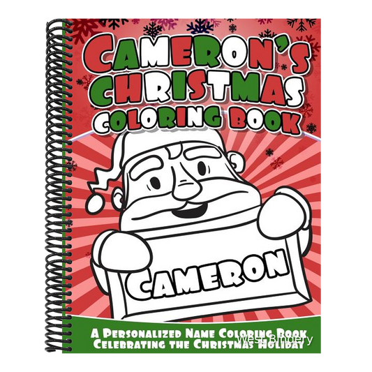 Cameron's Christmas Coloring Book: A Personalized Name Coloring Book Celebrating the Christmas Holiday