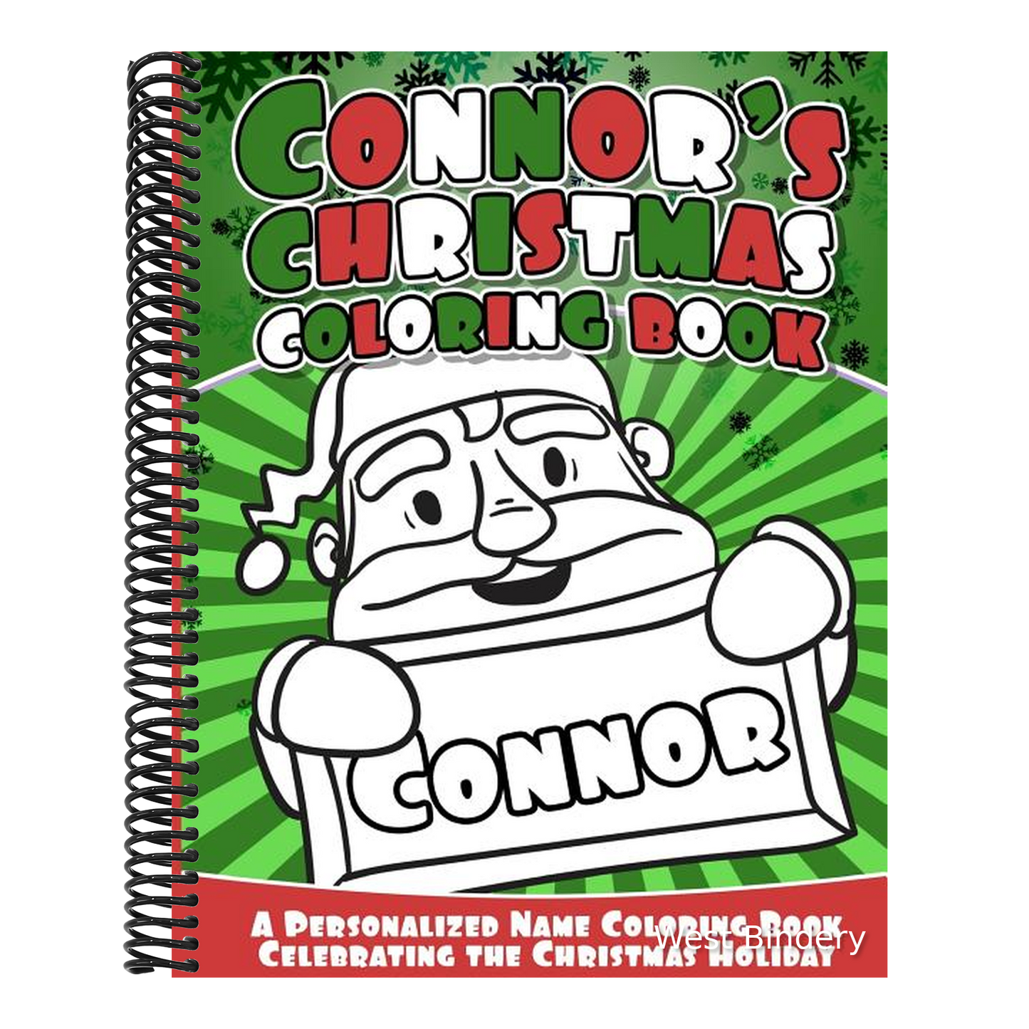 Connor's Christmas Coloring Book: A Personalized Name Coloring Book Celebrating the Christmas Holiday