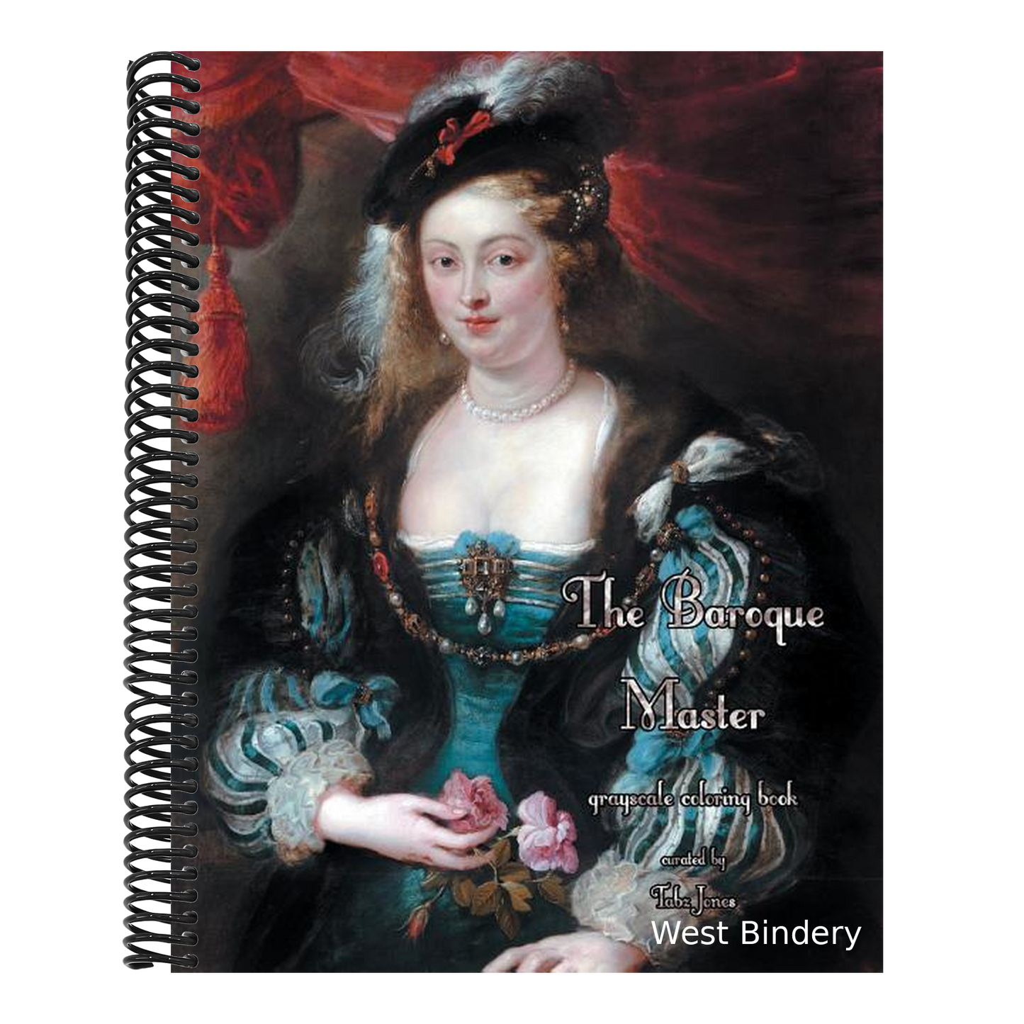 The Baroque Masters Grayscale Coloring Book