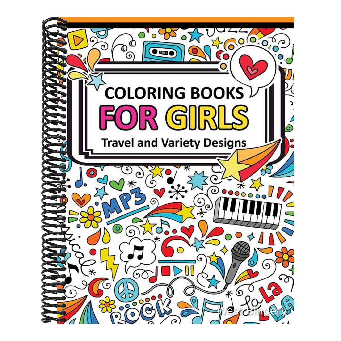 Coloring Book for Girls Doodle Cutes: The Really Best Relaxing Colouring Book For Girls 2017 (Cute, Animal, Dog, Cat, Elephant, Rabbit, Owls, Bears, K