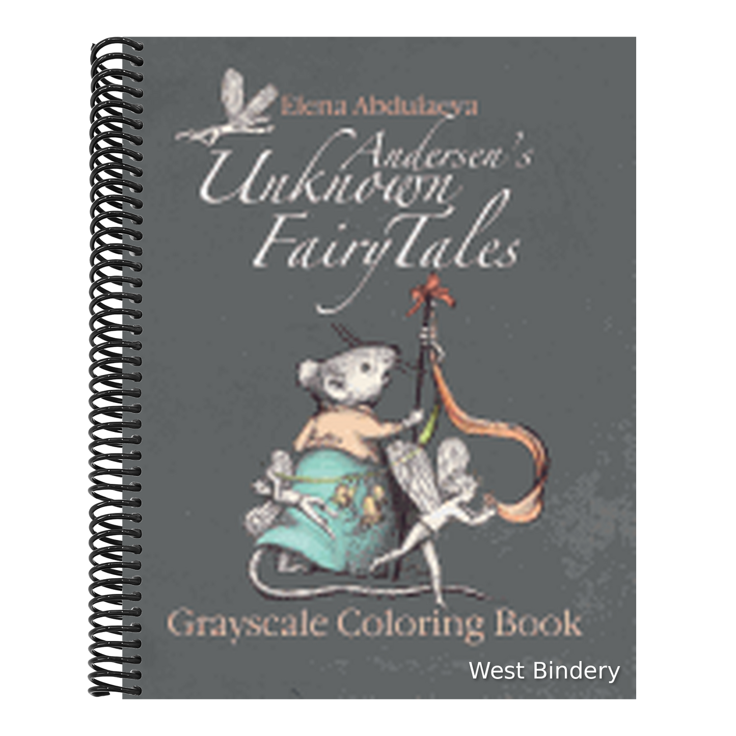 Andersen's Unknown Fairy Tales Grayscale Coloring Book: Creative Art Therapy & Stress Relief for Adults