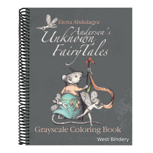 Andersen's Unknown Fairy Tales Grayscale Coloring Book: Creative Art Therapy & Stress Relief for Adults
