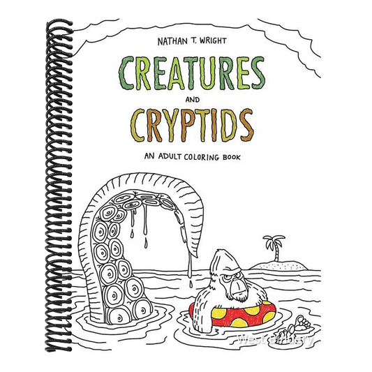 Creatures and Cryptids: An Adult Coloring Book