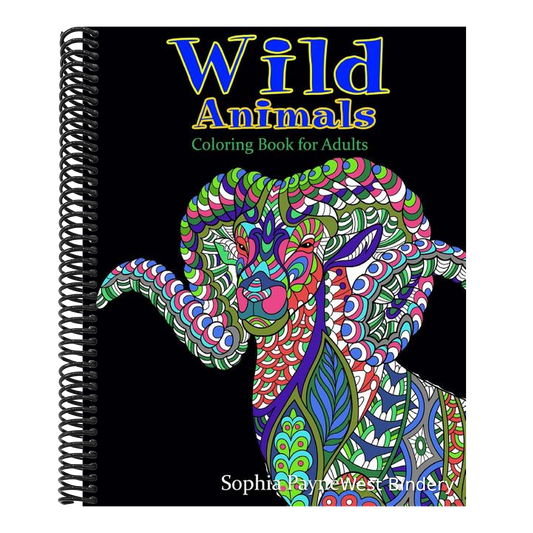 Wild Animals Coloring for Adults
