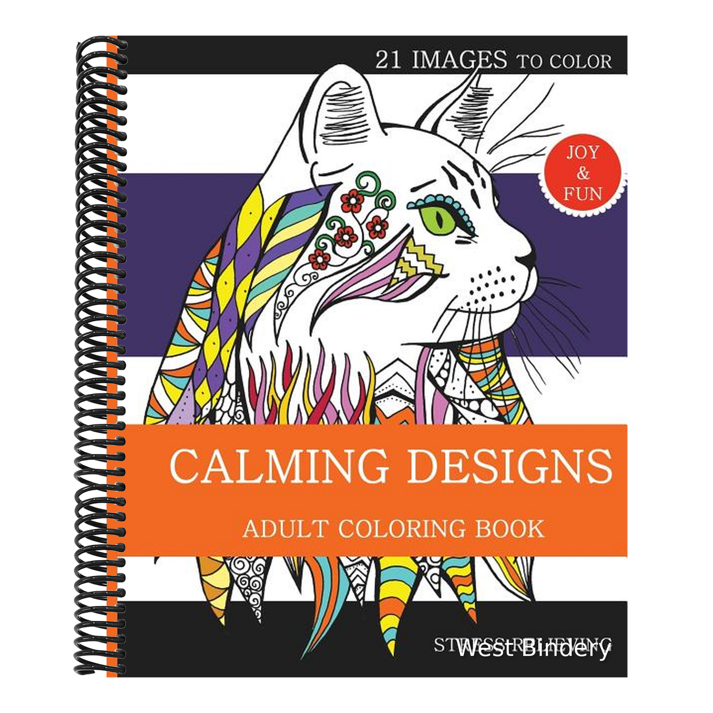 Calming Designs: Adult Coloring Book